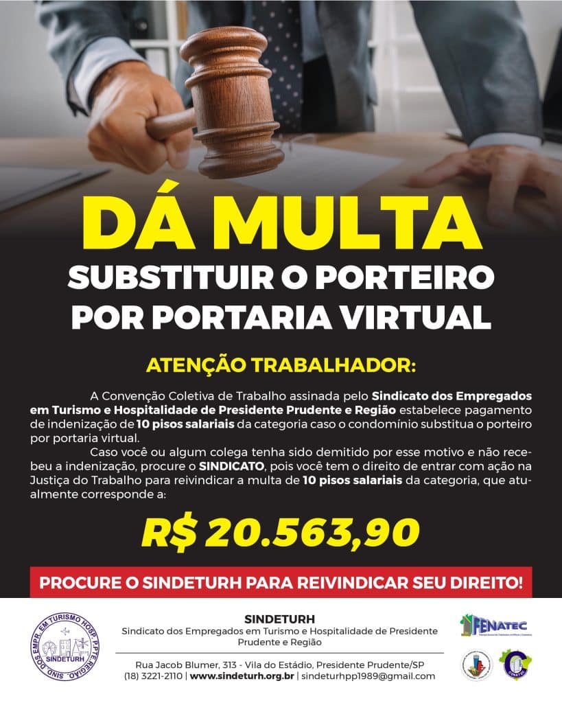 Dá multa substituir o porteiro por portaria virtual!