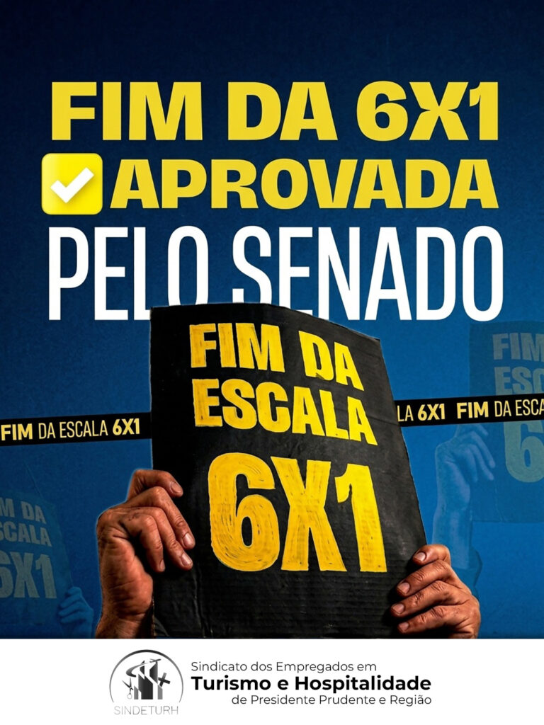 Senado aprova fim da escala 6x1 e redução da jornada em vitória histórica da classe trabalhadora